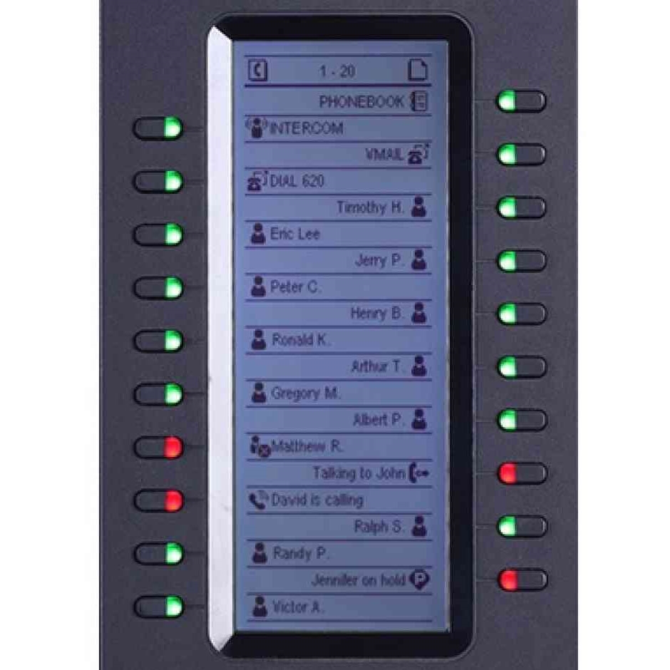 GRANDSTREAM GXP2170 w/ GXP2200EXT Expansion Module BUNDLE – 1 MONTH FREE SERVICE