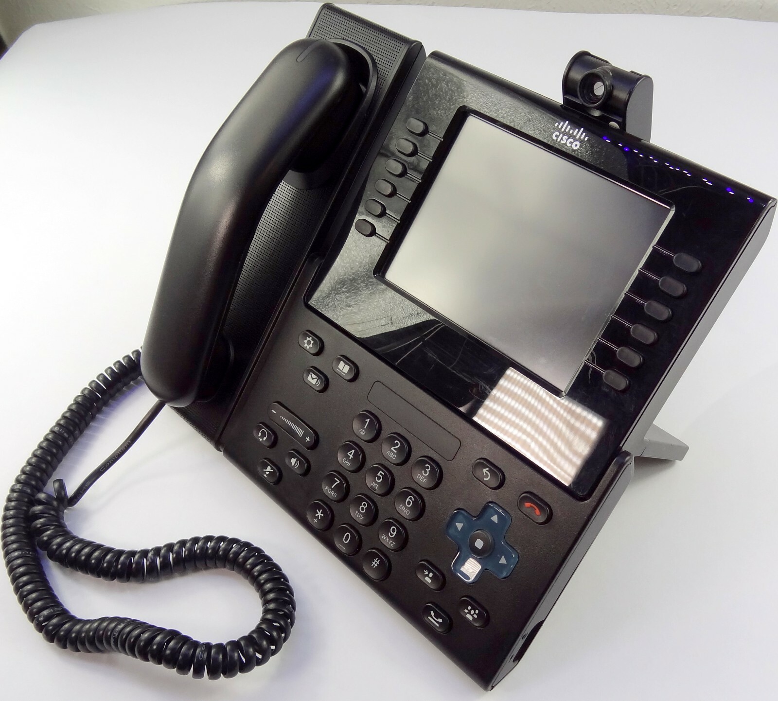 Lot of 10 Cisco CP-9971-CL-K9 IP Video Phones with 10 Handsets
